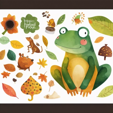 simplified single frog clipart, simple shapes, no lines, no outlines, clipart most popular on etsy, featured on dribble, cartoon animals clipart, minimalist, computer vector graphic design clip art, watercolor illustration clipart, watercolour clipart, watercolor illlustration for kids and children, book illustration, print on demand image, PNG tranparent background