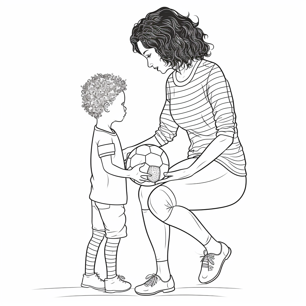 black and white football clipart