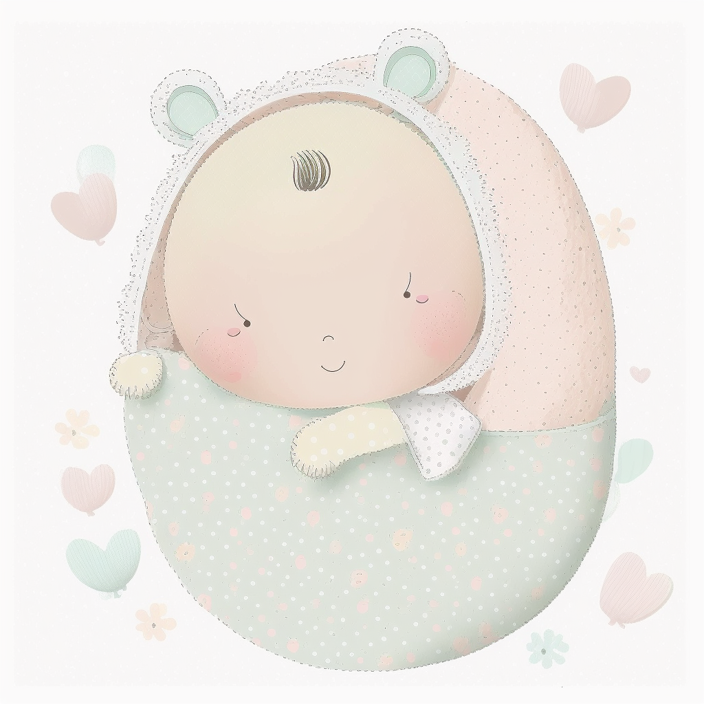 newborn baby clipart