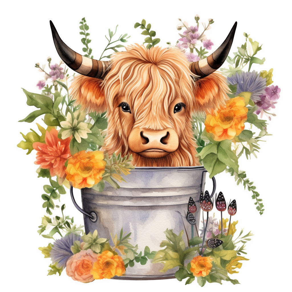 cute cow clipart