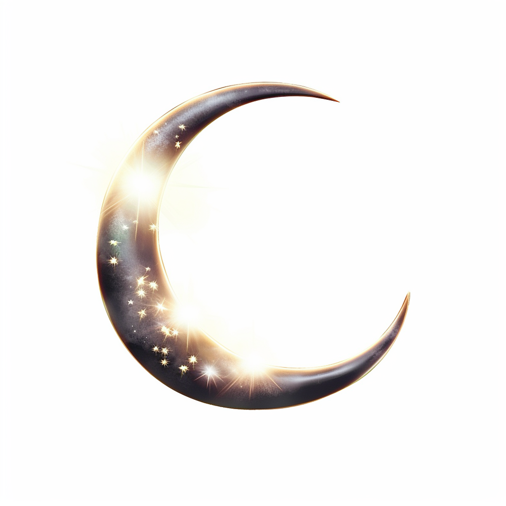 crescent moon clipart