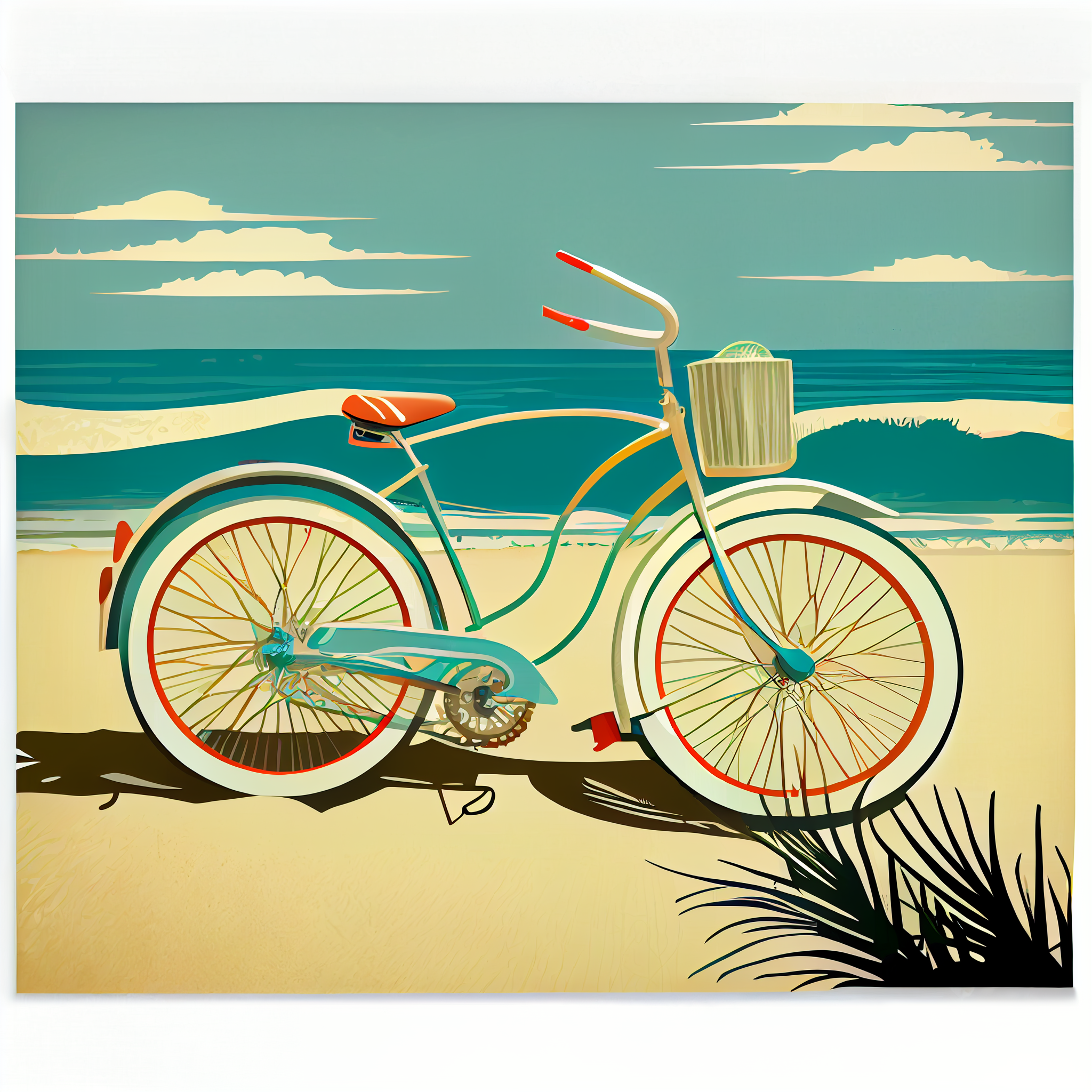 beach cliparts borders