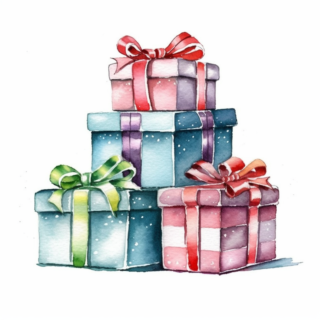 christmas presents clipart