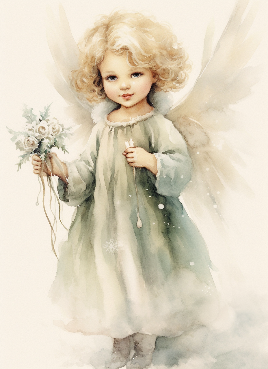 christmas angel clipart