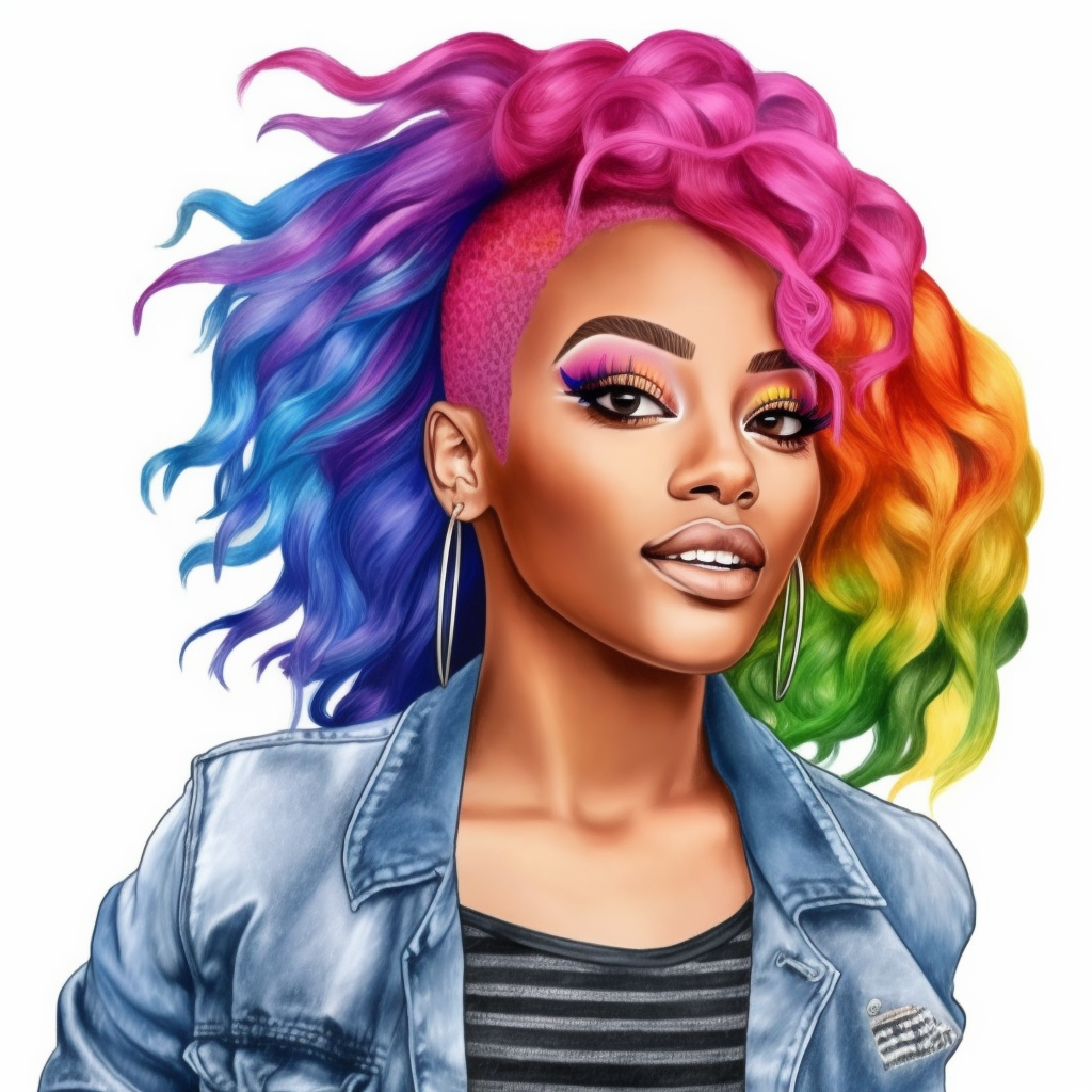 black and white rainbow clipart