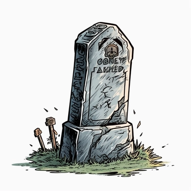 clipart of a gravestone