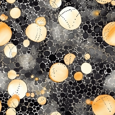 black clipart, Watercolor paper, pale colors, gold striated, summer water bubbles, romantic , pre-raphaelite, abstract