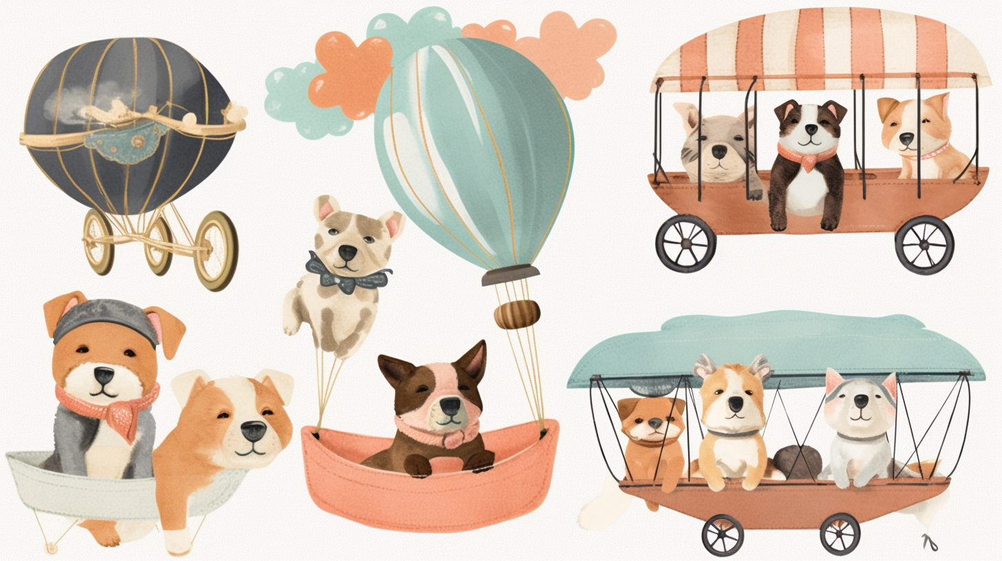 balloon dog cliparts