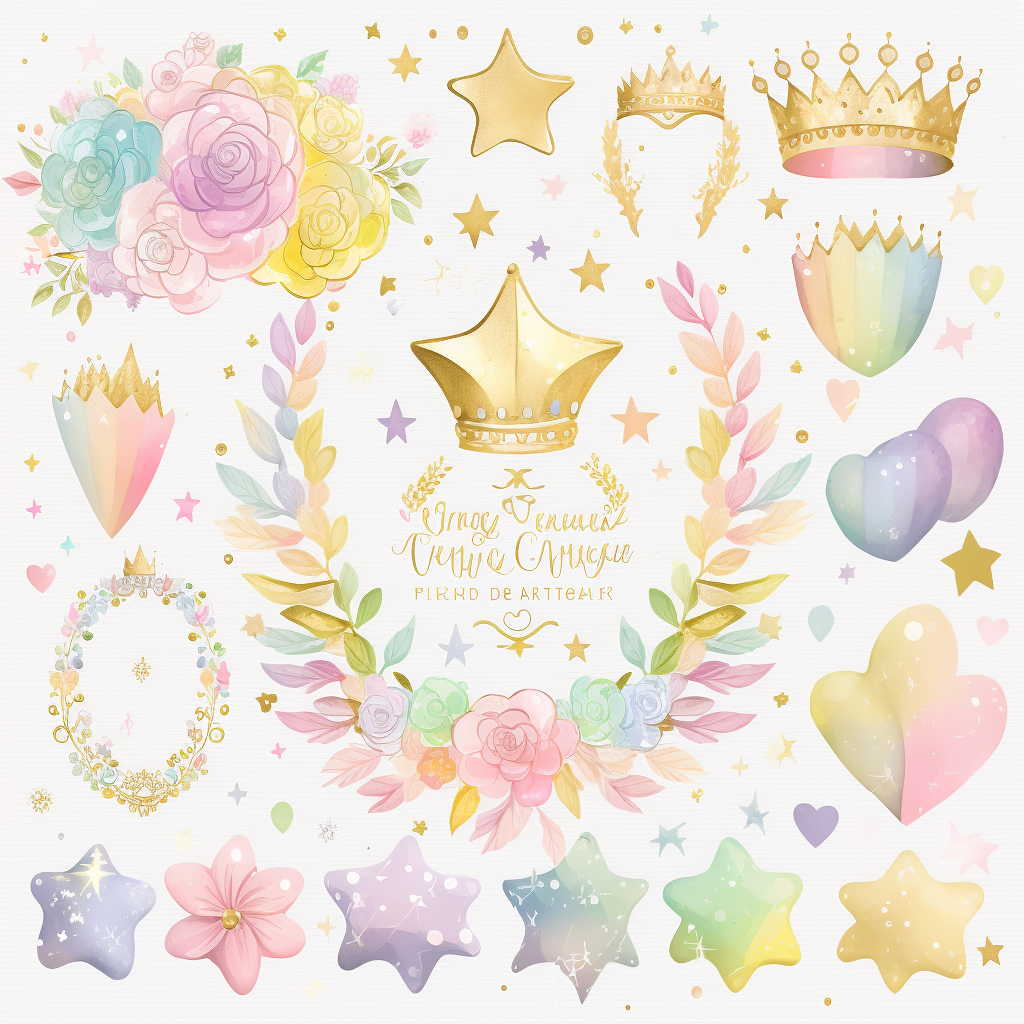 flower heart cliparts