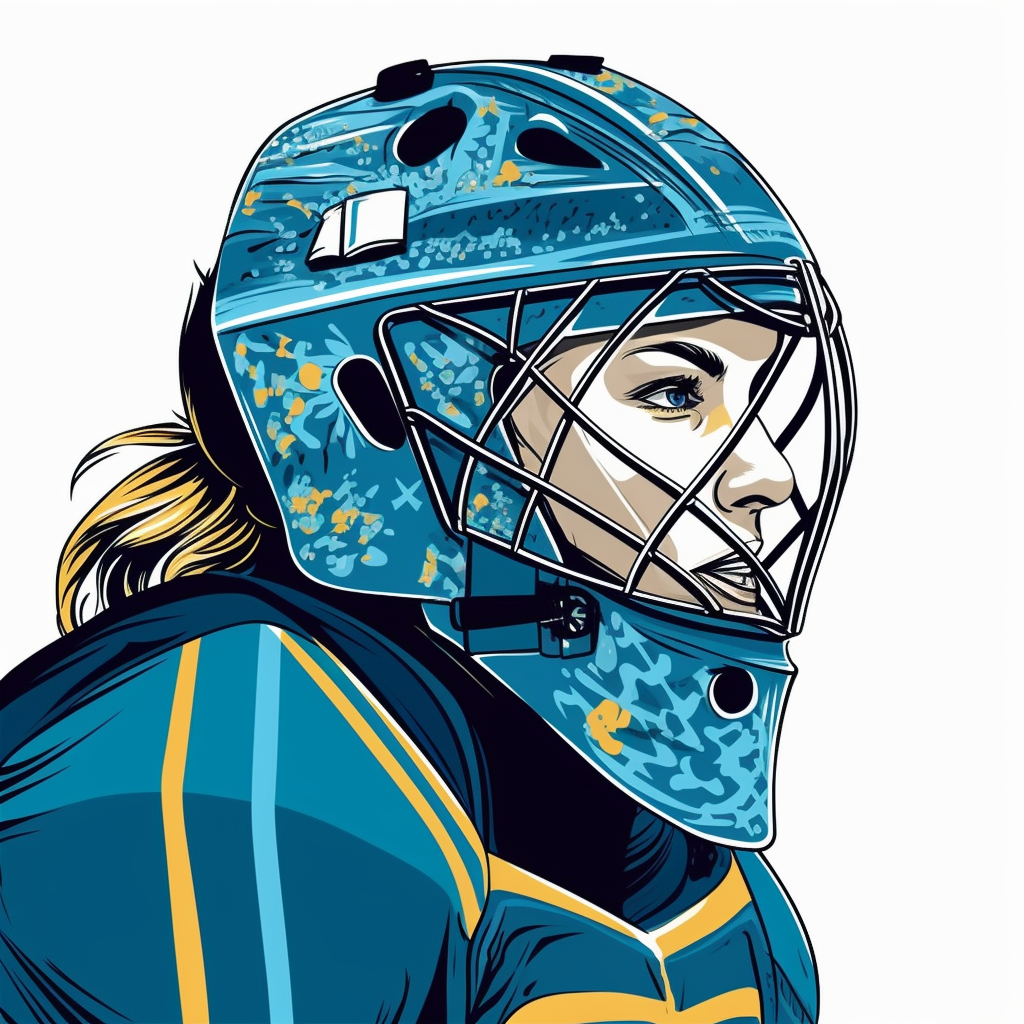 hockey goalie clipart