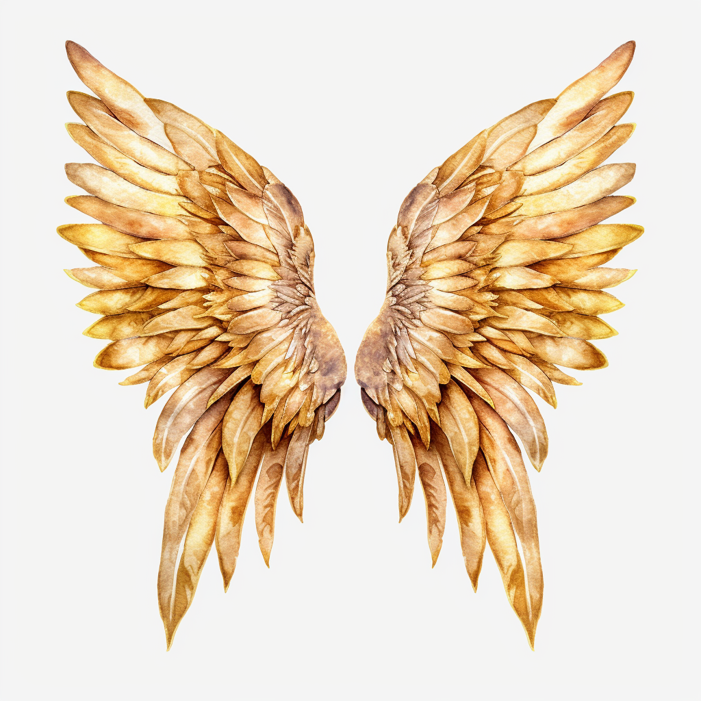 golden angel cliparts