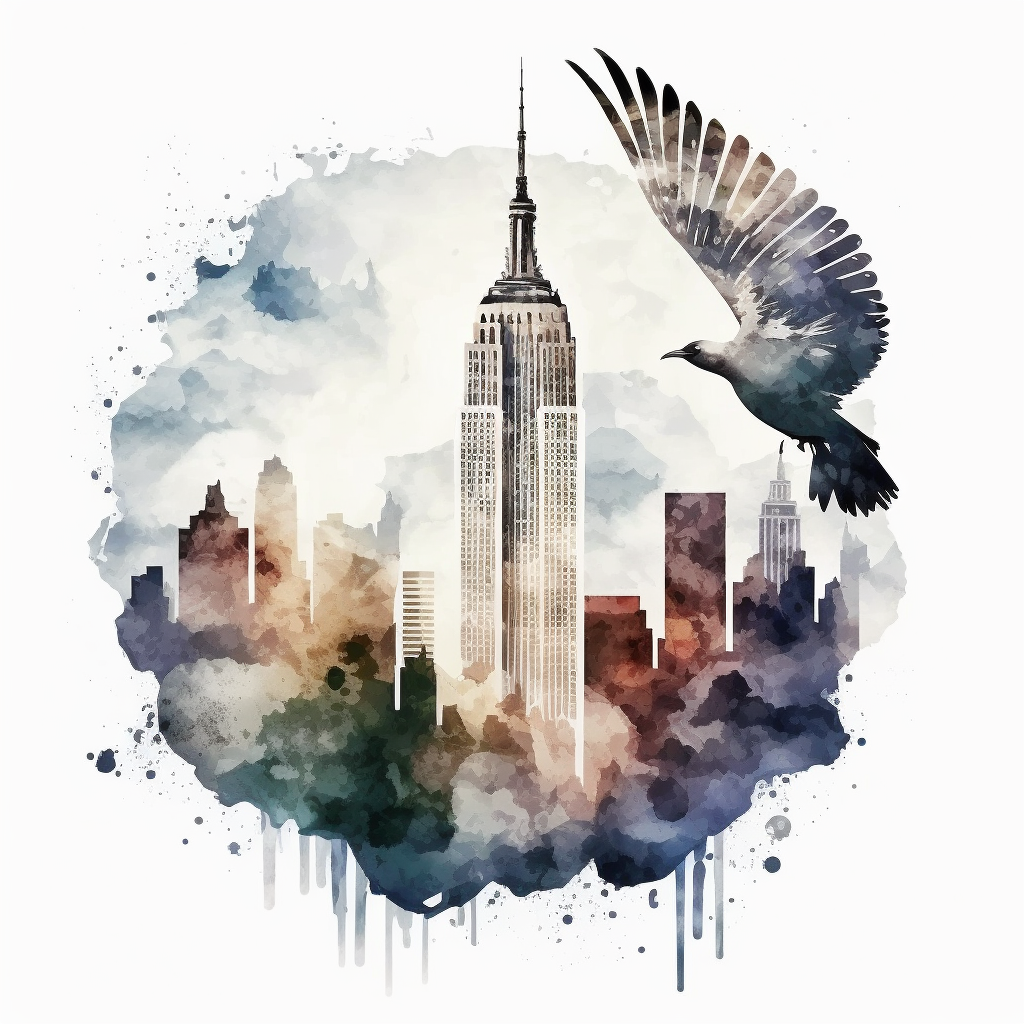 new york skyline clipart
