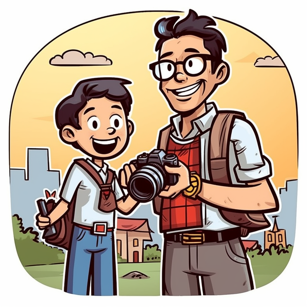 father son clipart