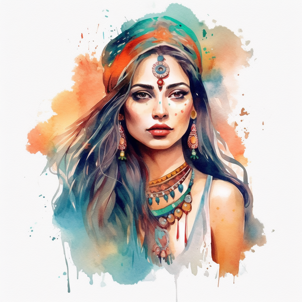 indian woman cliparts