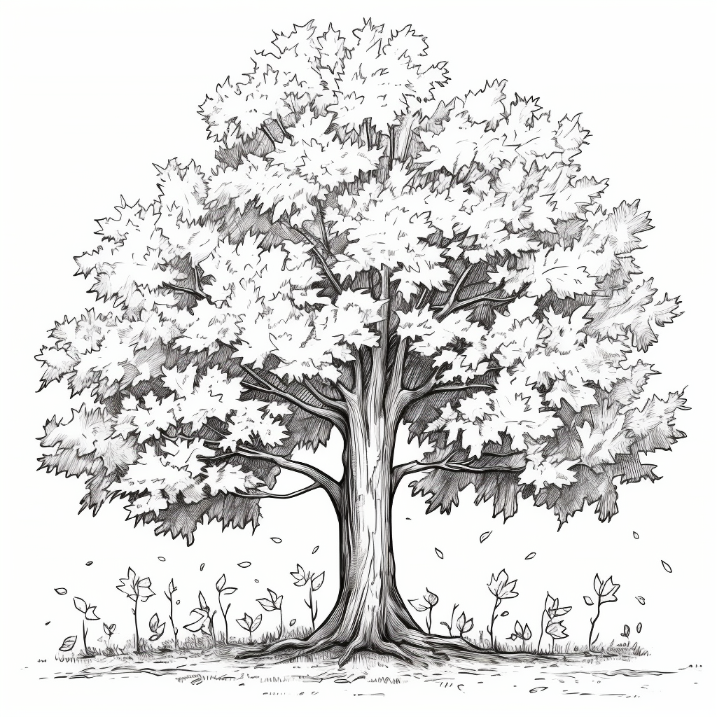fall tree cliparts