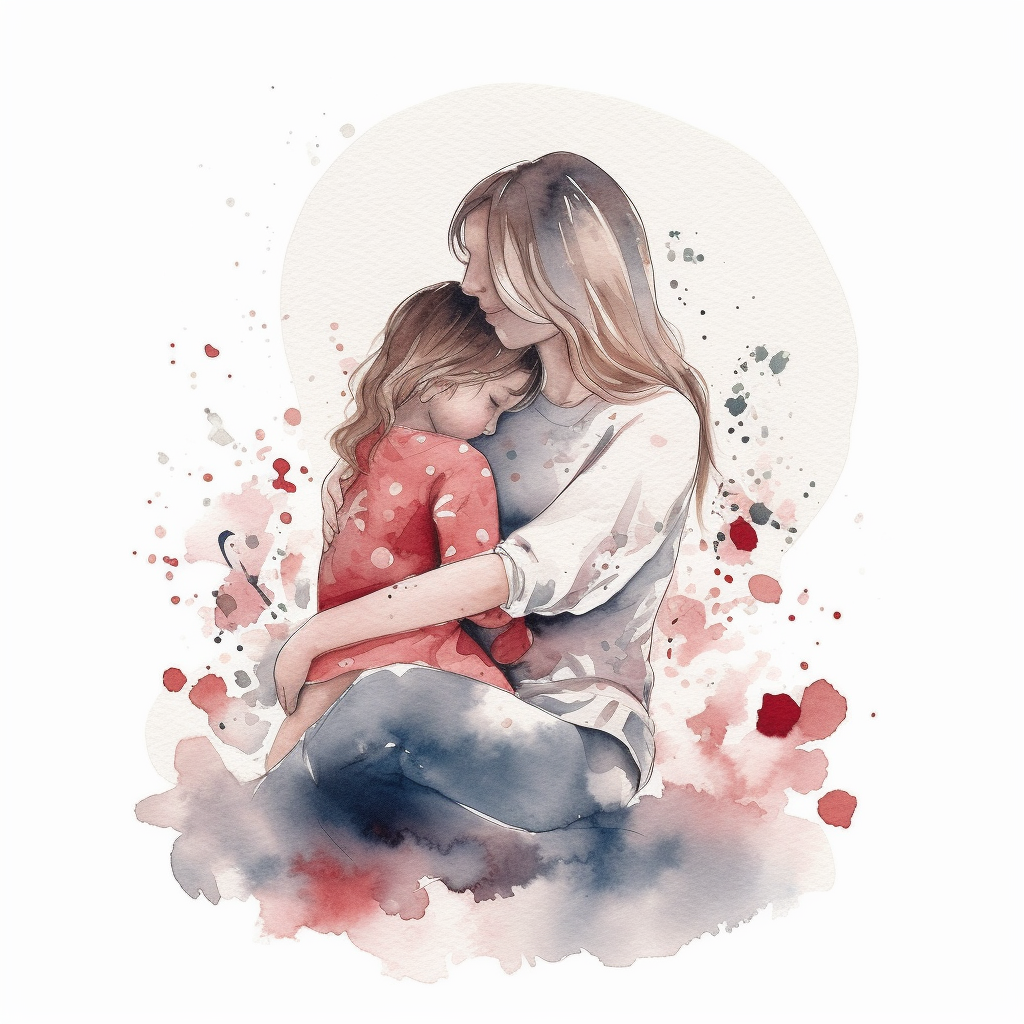 Mom Hugging Daughter Stock Illustrations – 2,711 Mom Hugging Daughter Stock  Illustrations, Vectors & Clipart - Dreamstime