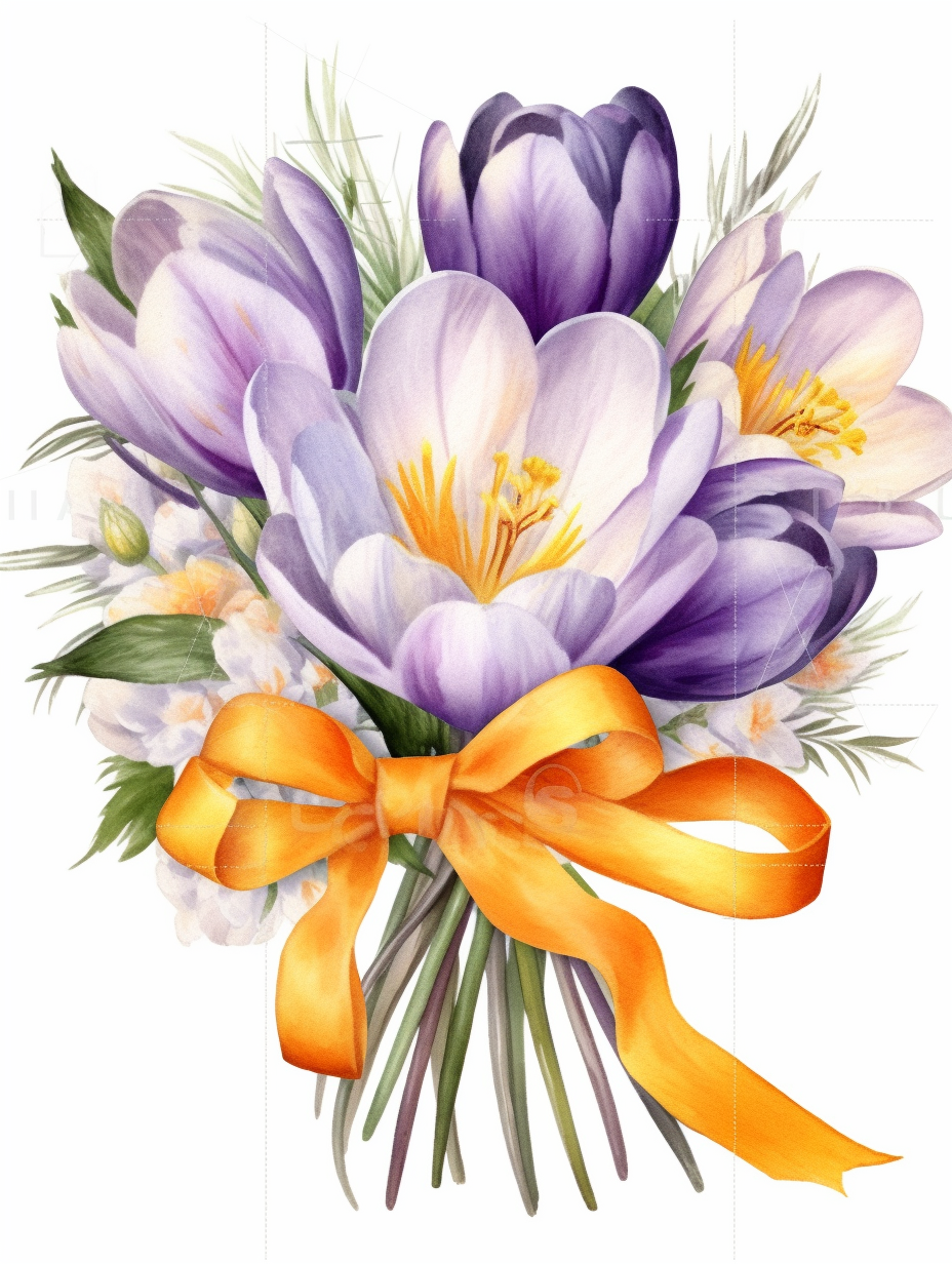 crocus cliparts