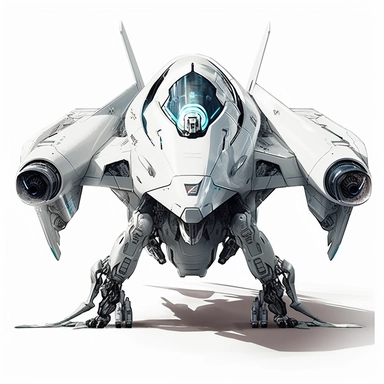 advanced of the future like 2090 combact assault aircraft miliary ,clipart , white baground ,mordern armour