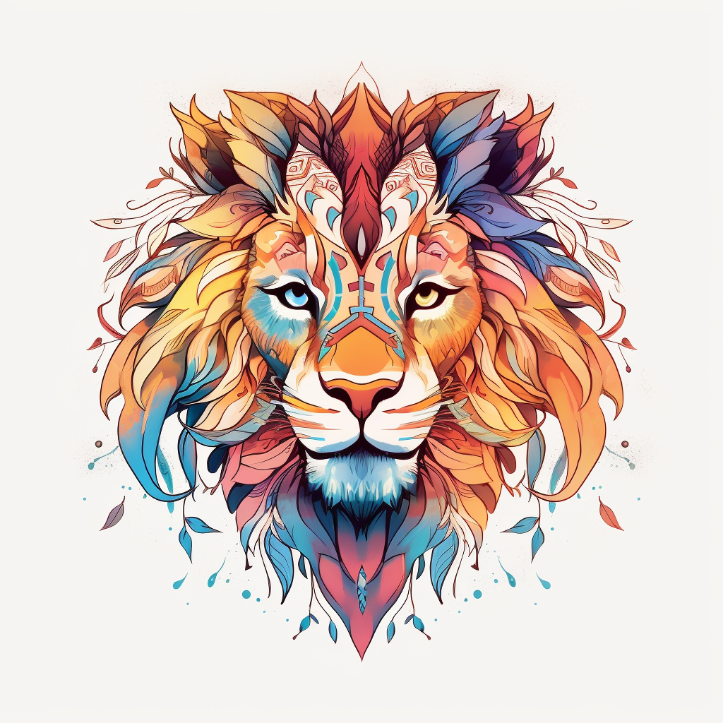 vector art, logo design, male lion drawing, male lion clipart ...