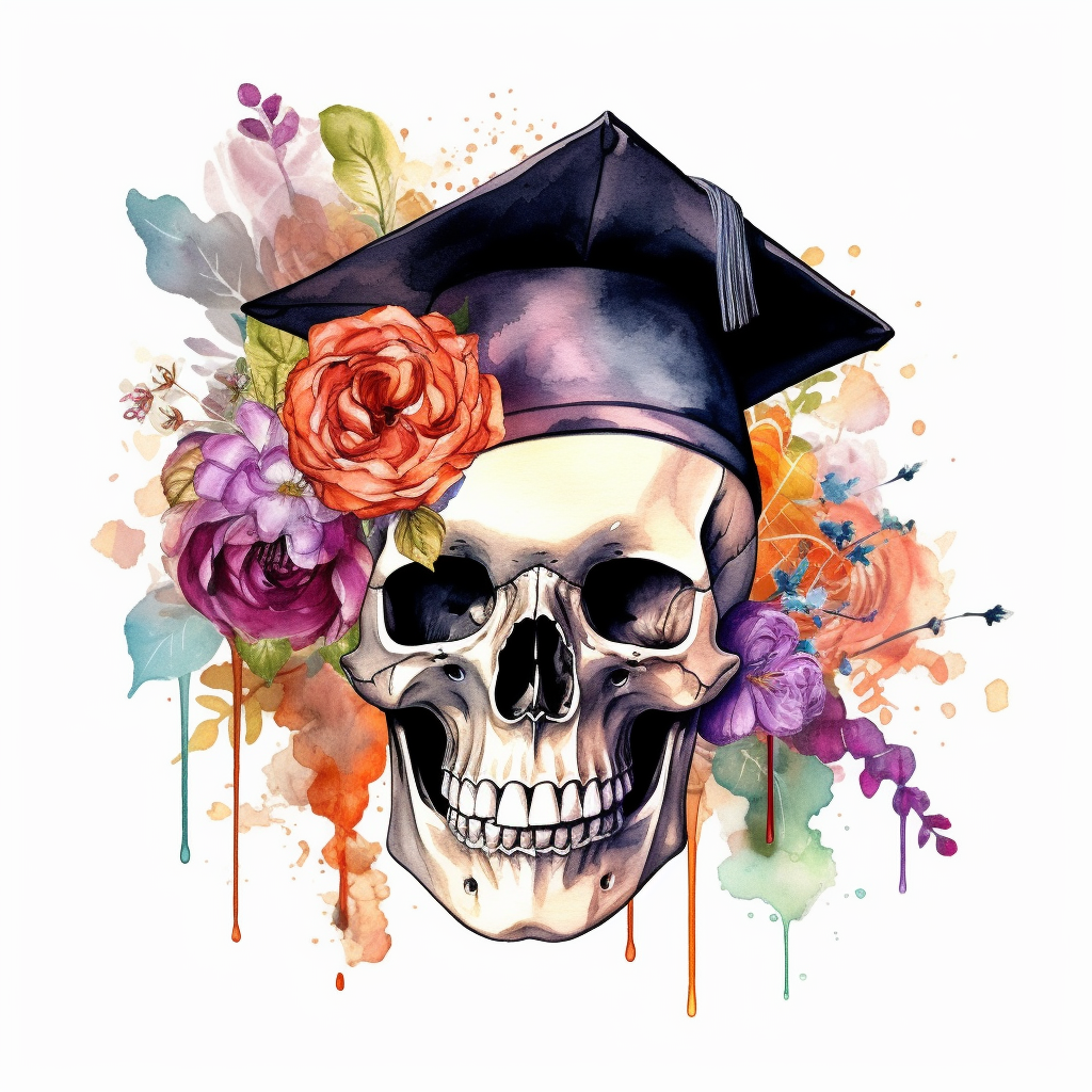 graduation flower cliparts