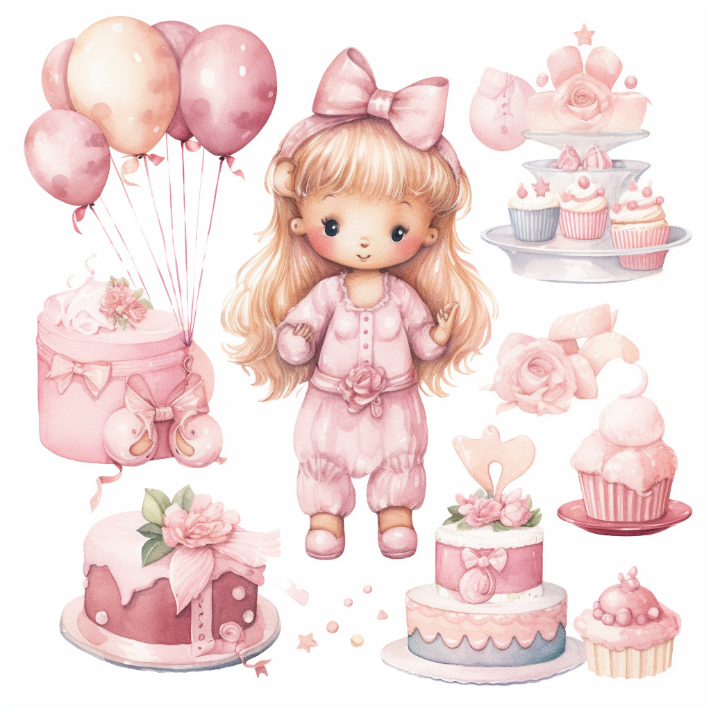 cake girl cliparts