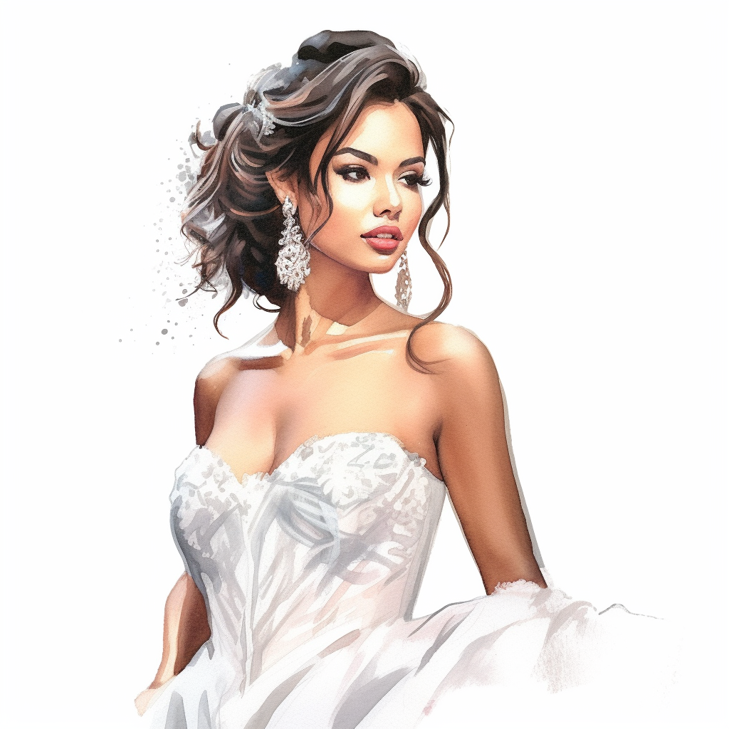 bride dress cliparts