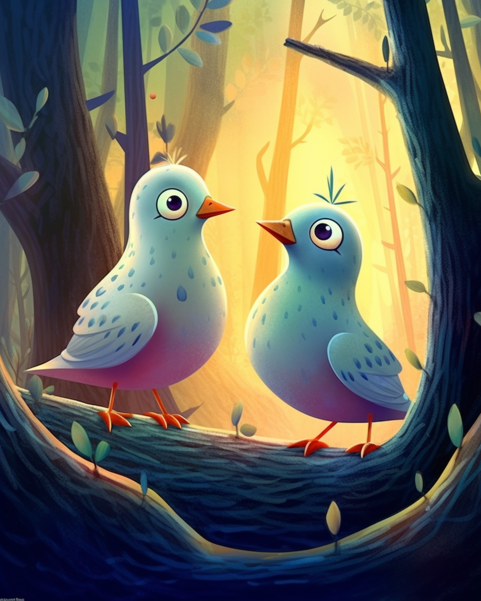 bird couple cliparts