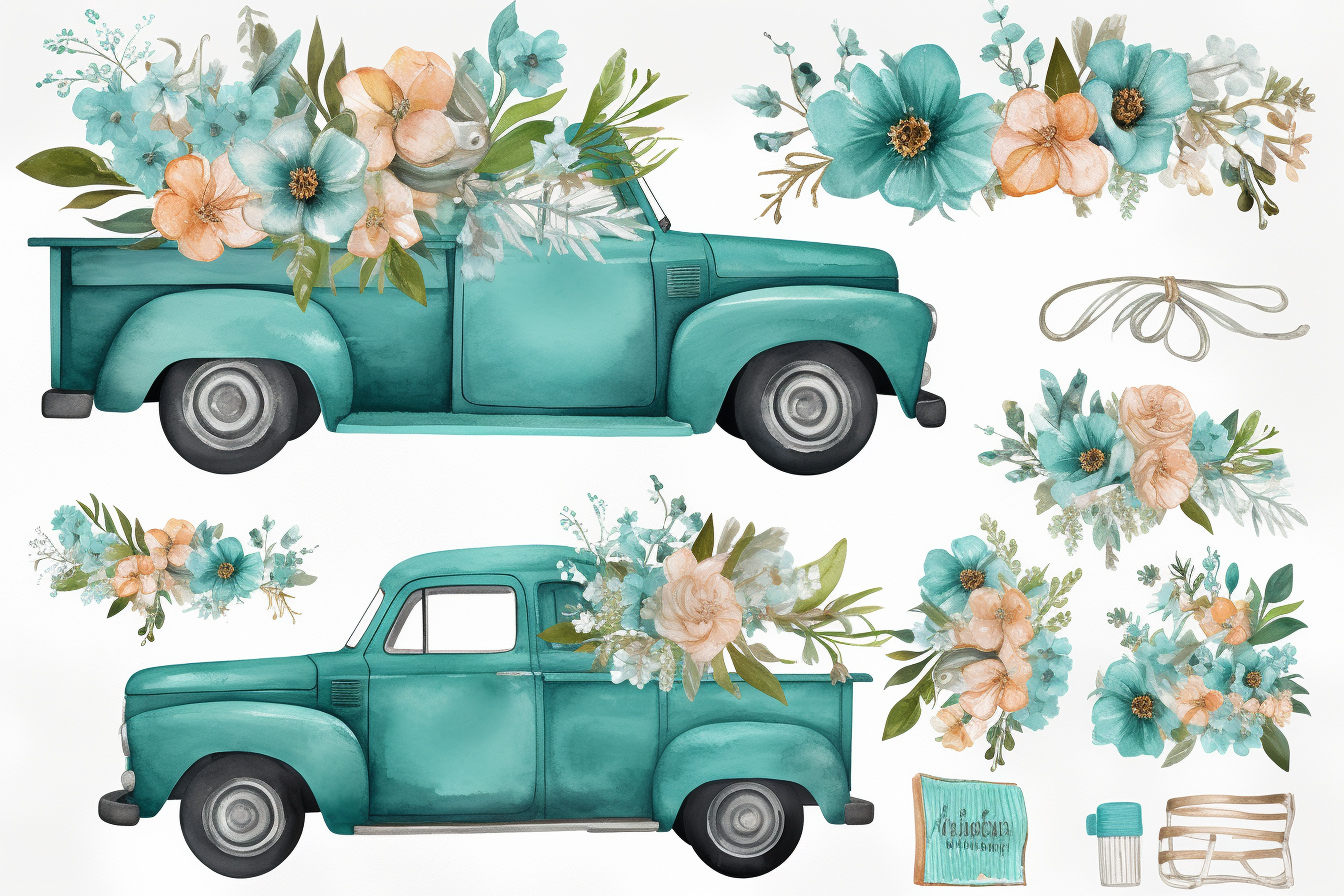 chevy truck cliparts