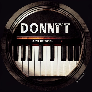 piano, logo, clipart, nuance, detail, phrase DONT