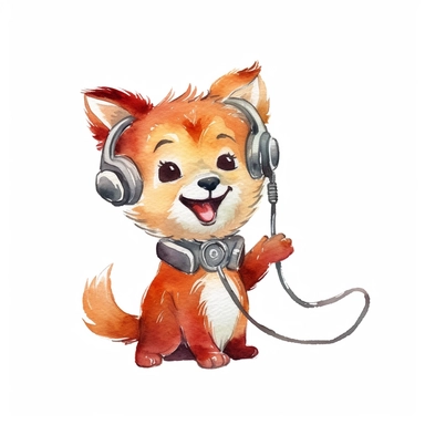 Cute Watercolor Clipart concept, redio Walkie Calls Are My Cardiowatercolor illustration white background for removing background--no text shadow font watermark