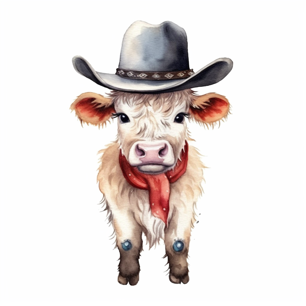 baby cowboy clipart