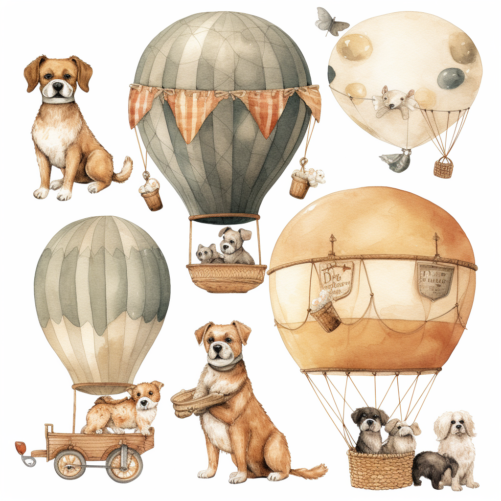 balloon dog cliparts