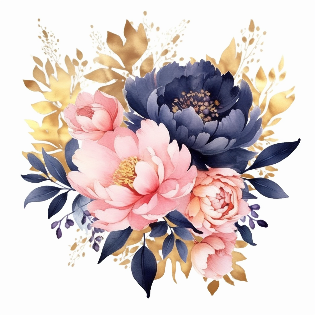 golden wedding cliparts