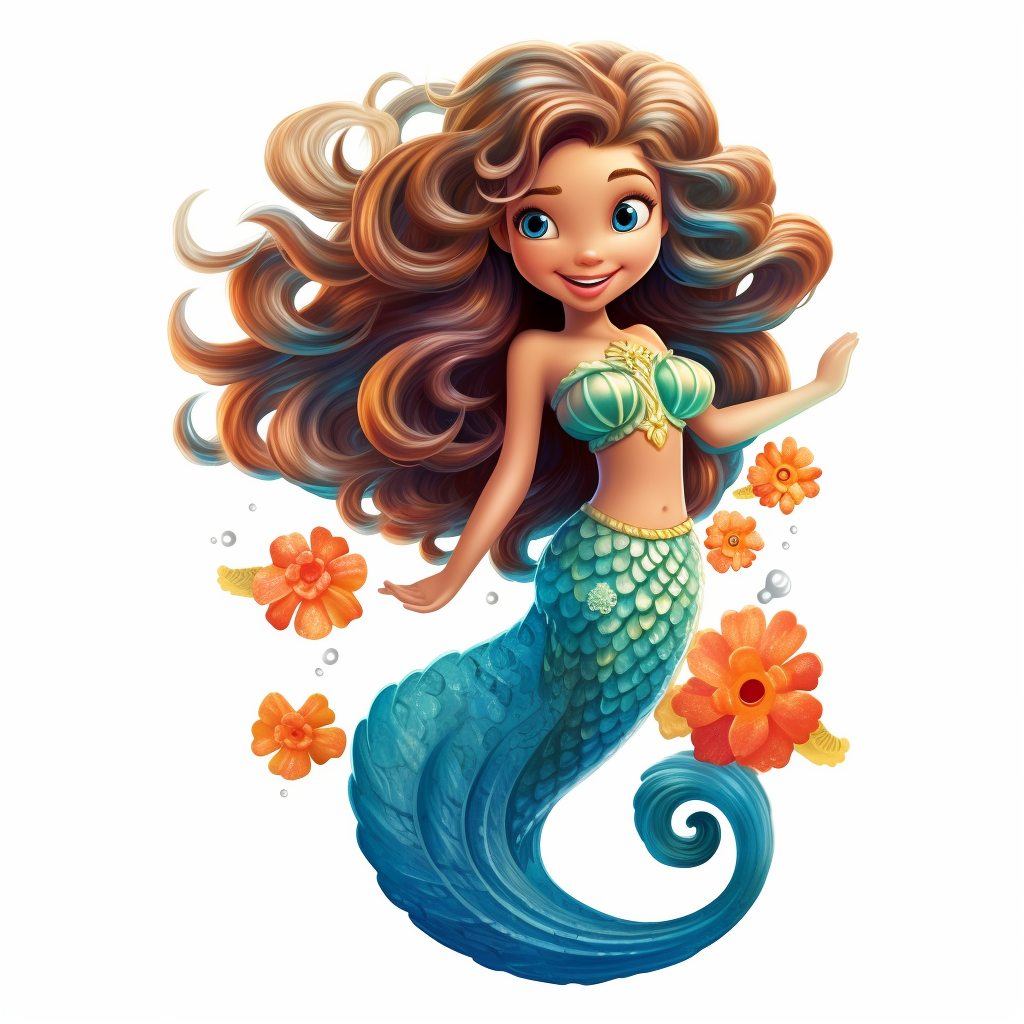 flower hair cliparts