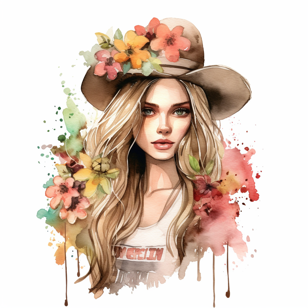 country flowers cliparts