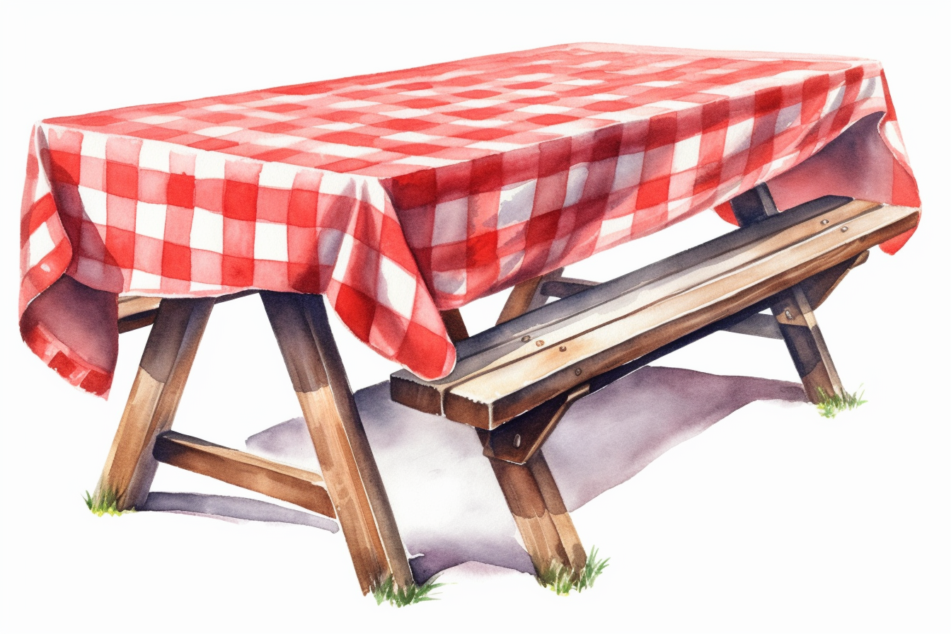 gingham clipart