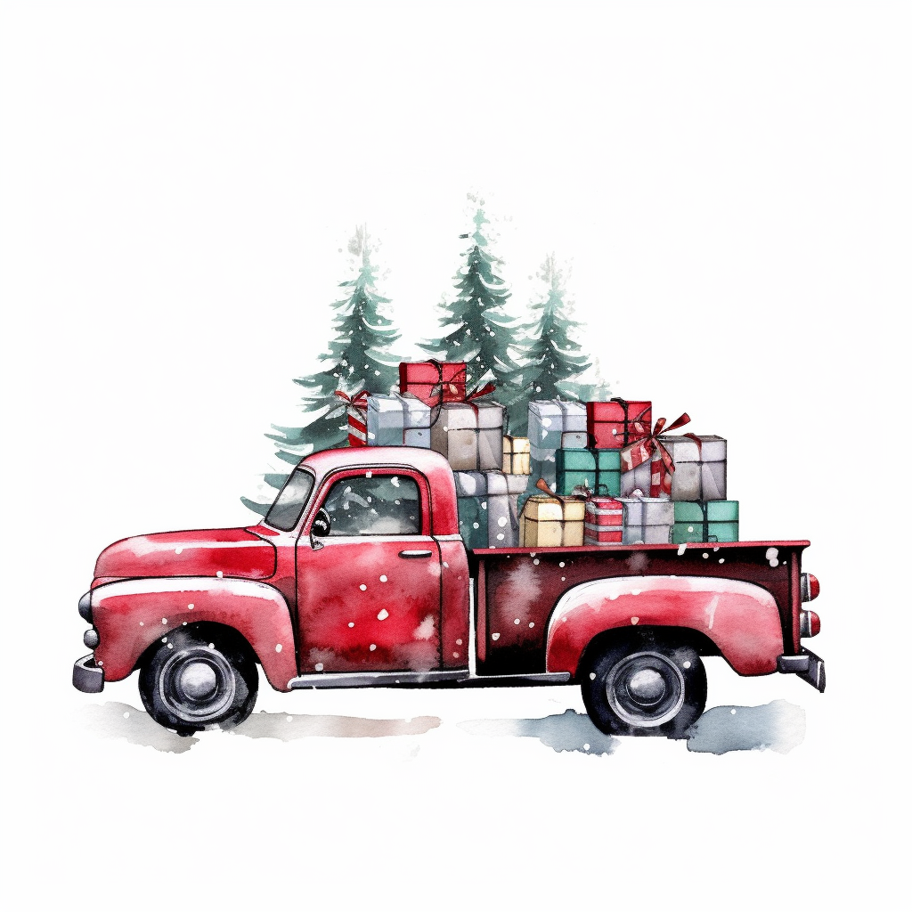 christmas tree black and white clipart