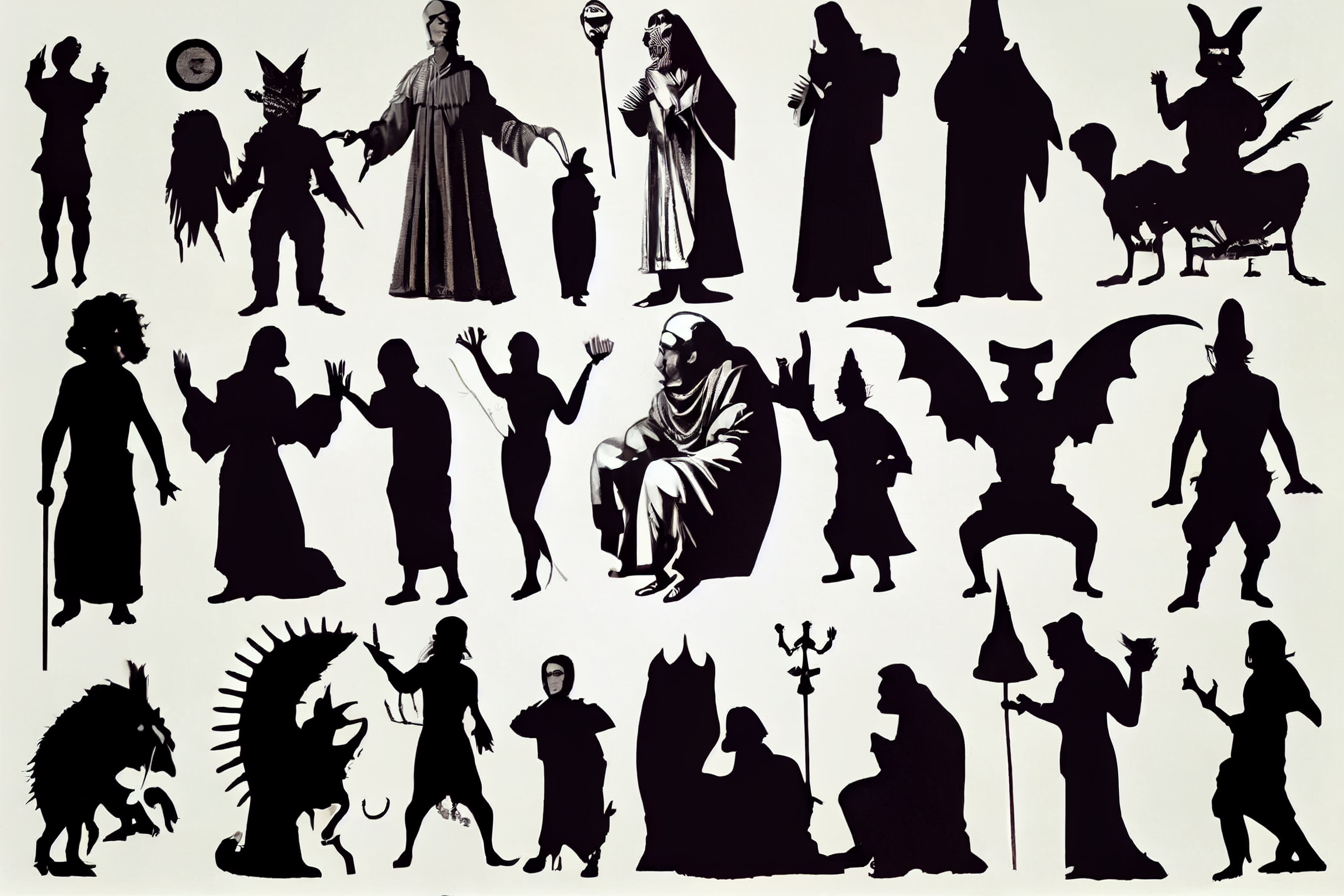 devil angel cliparts