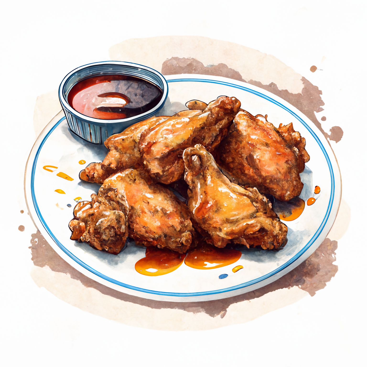 chicken plate cliparts