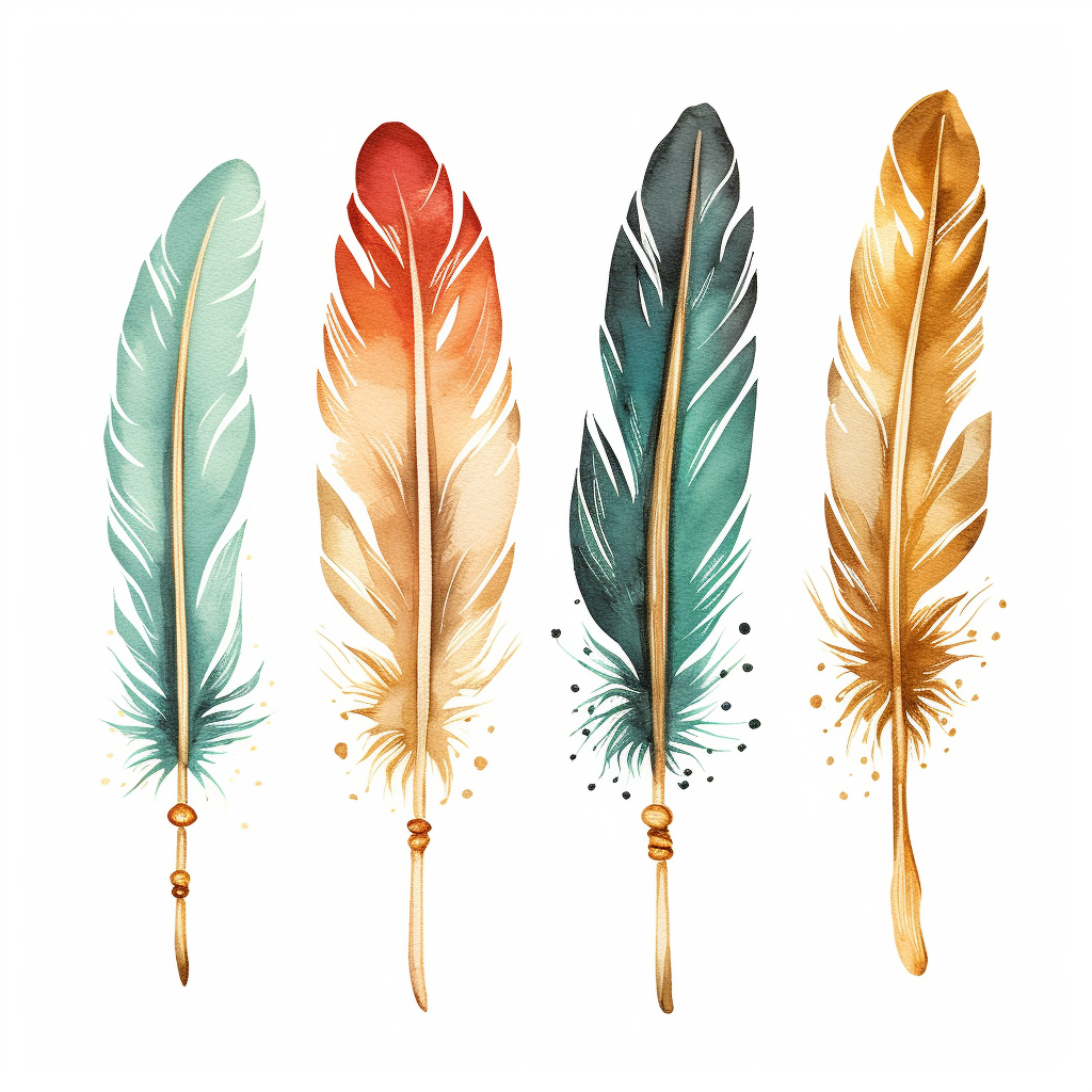 feathers clipart