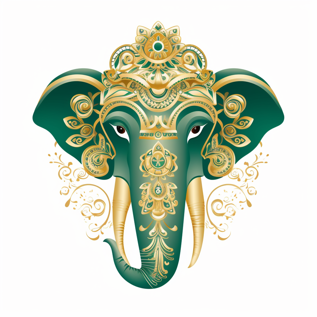 green elephant cliparts