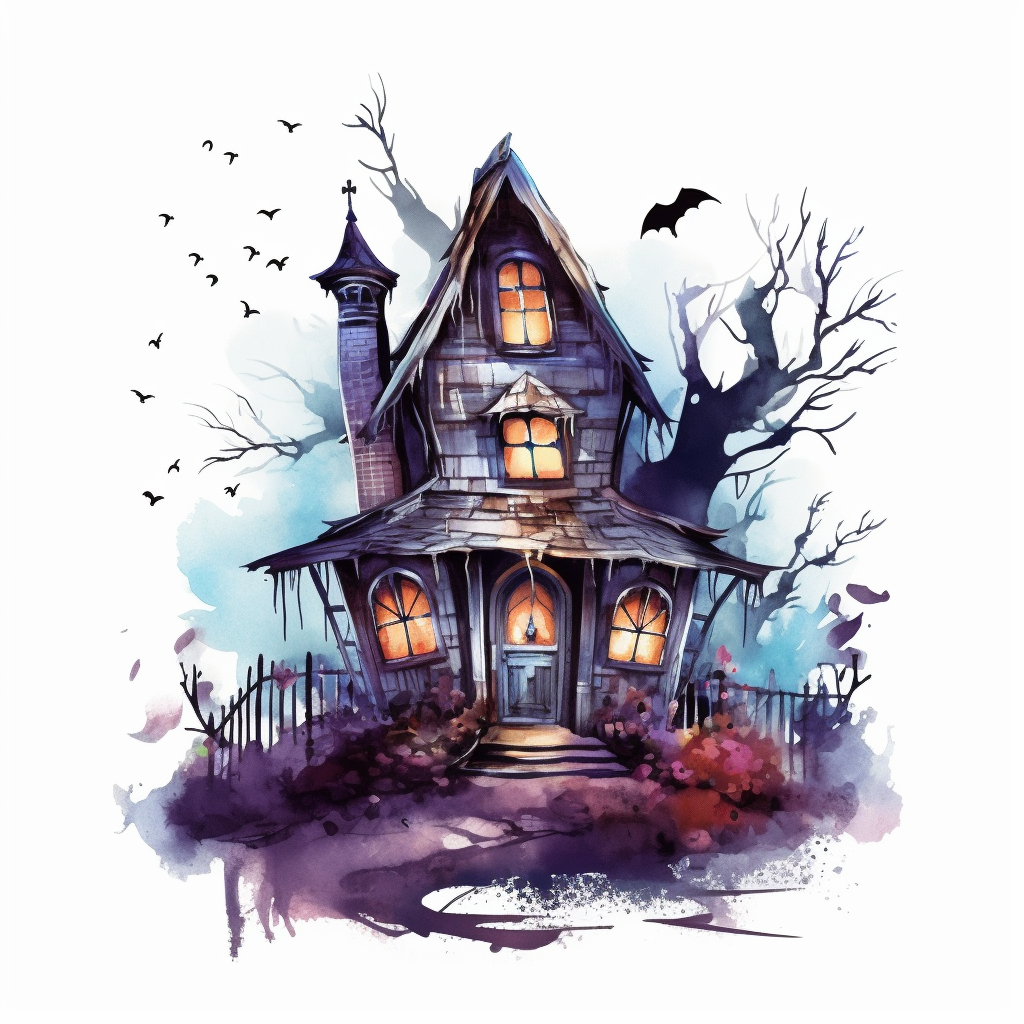haunting halloween cliparts