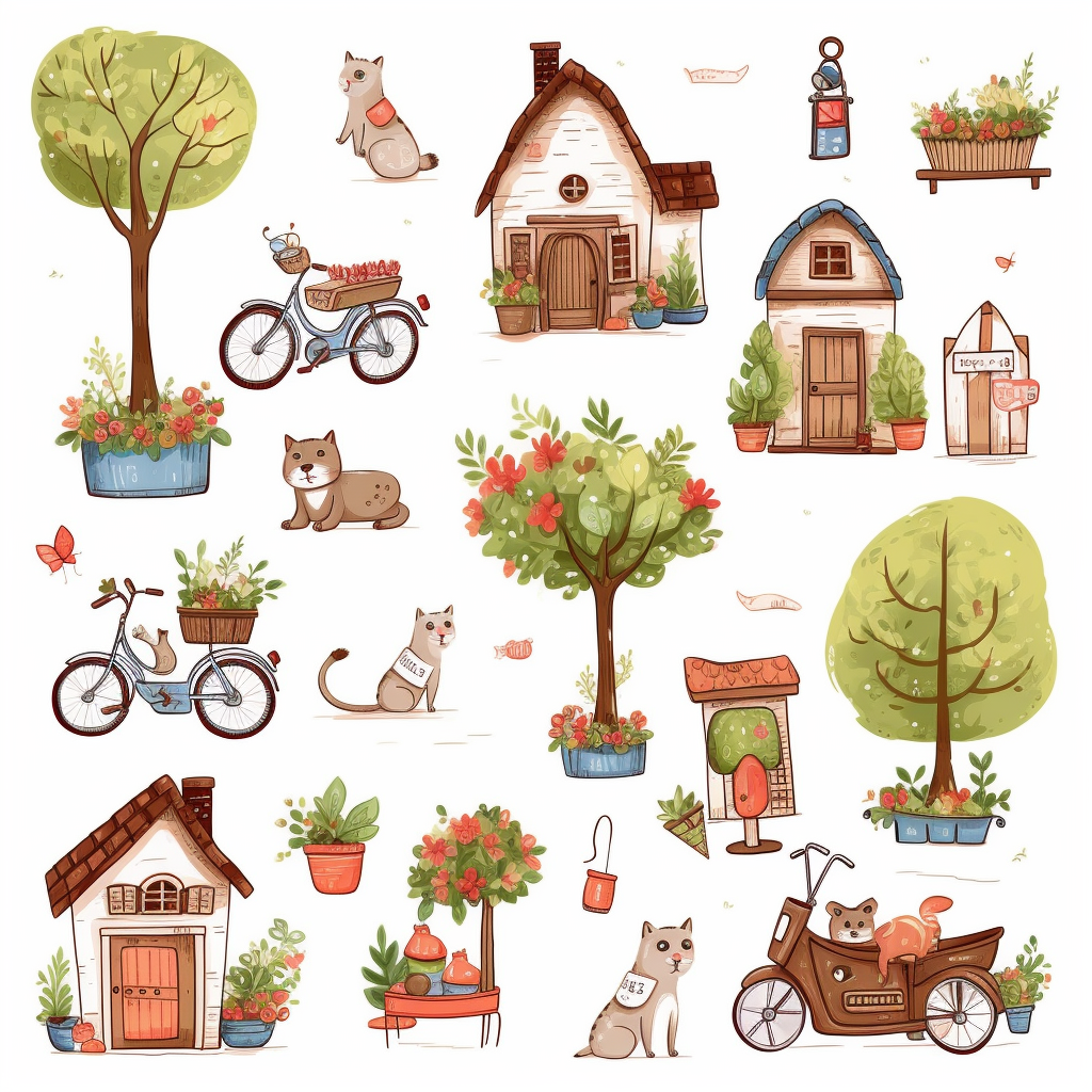 cute lamp cliparts