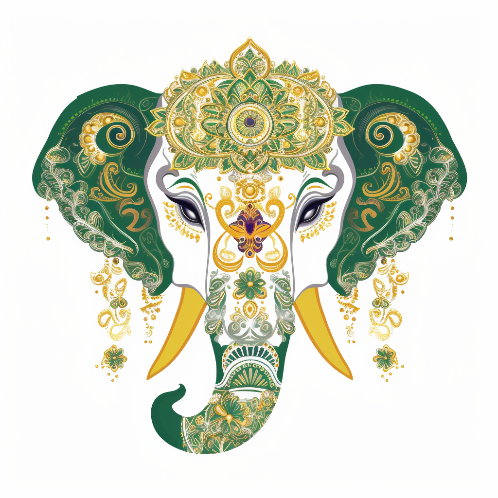 green elephant cliparts