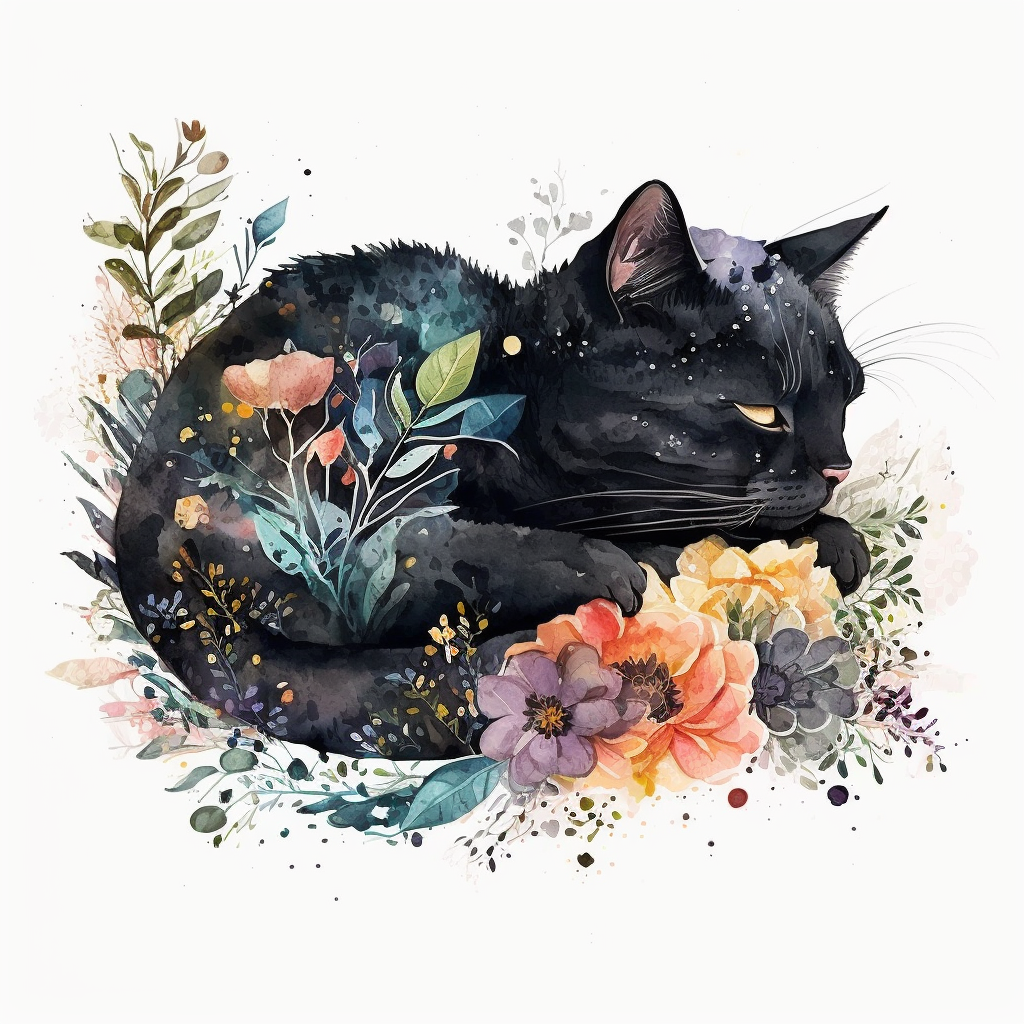 lazy cat cliparts