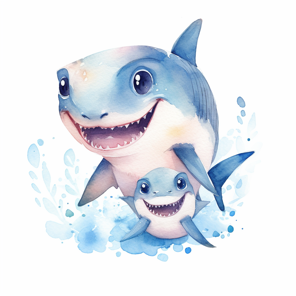 animated shark cliparts