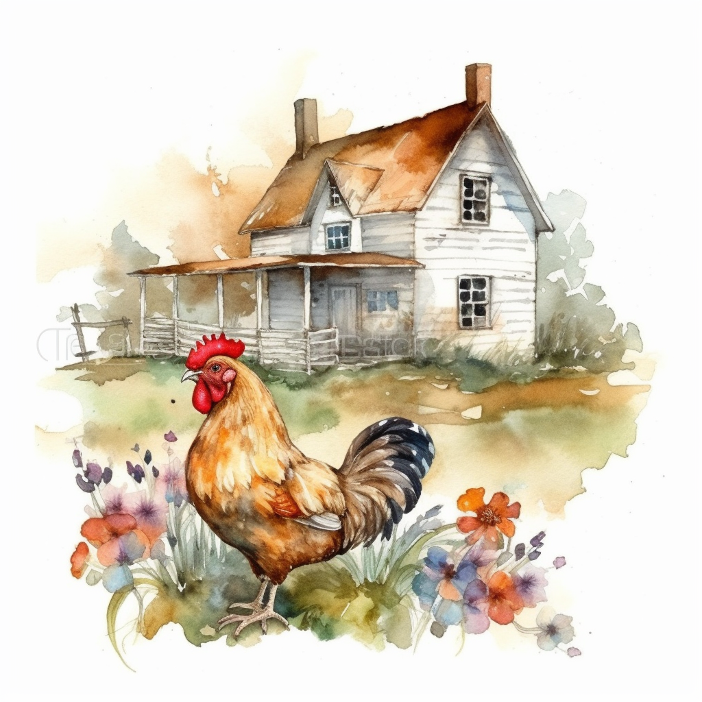 chicken house cliparts