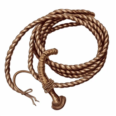 Cowboy Lasso: Also known as a lariat, a cowboy lasso is a long, coiled rope used for capturing cattle or other animals. With its intricate knotwork and braided design, a lasso in clipart can add a touch of authenticity and skill. A saddle in clipart can add a touch of authenticity and ruggedness. westerncore, western, watercolor, hd, detailed, clean, colorful, pure white background