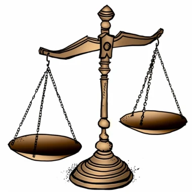 clipart of some justice scales
