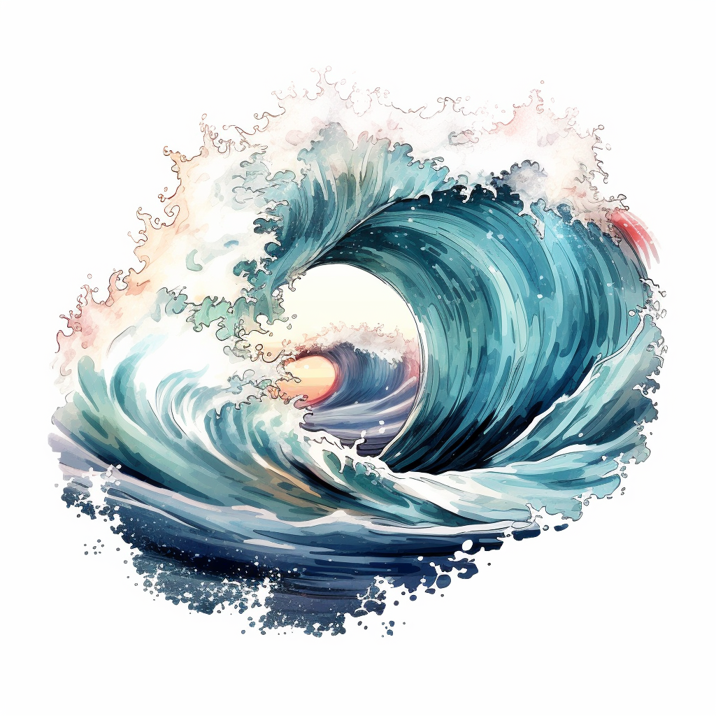 ocean waves cliparts